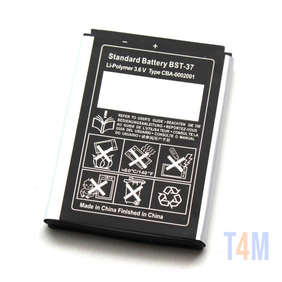 BATERIA SONY ERICSSON BST-37 BULK LI-POLYMER 3.7V 900MAH